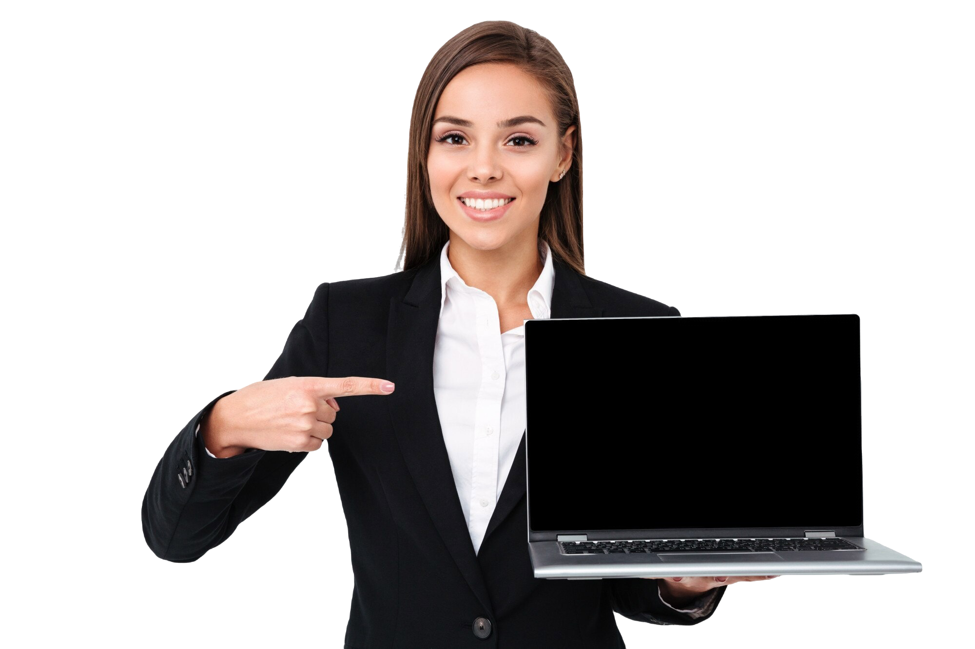 happy-pretty-businesswoman-showing-display-laptop - Copy