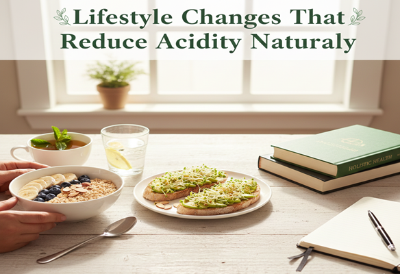 Lifestyle changes that reduce acidity
