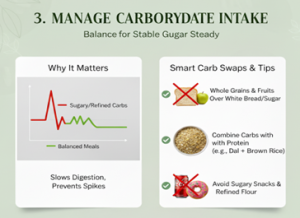 manage carbohydrate intake